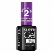 Esmalte protector Super Gel de Rimmel - Acabado brillantina