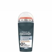 Desodorante roll-on hipoalergénico 48 horas Magnesium Defence de L'Oré...