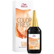 Wella Professionals Color Fresh 7/47 Medium Blonde Red Brown 75ml