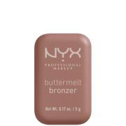 NYX Professional Makeup Buttermelt Powder Bronzer 12H Wear Fade & Tran...