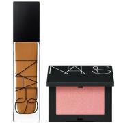 NARS Natural Longwear Foundation 30ml and NARS Blush Orgasm 4.8g Bundl...