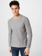 QS by s.Oliver Jersey  blanco / gris moteado