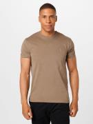 AllSaints Camiseta 'BRACE'  marrón claro / offwhite / negro