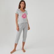 Pijama de pantalón pirata de algodón orgánico