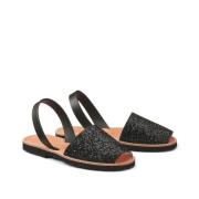 Sandalias planas con brillantes AVARCA PAILLETTES