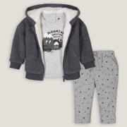 Conjunto de chaleco, camiseta y jogging de 3 piezas