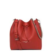 Bolso bucket de piel lisa PUR & ELEMENT CITY