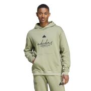 Sudadera con capucha y doble logotipo