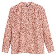 Camisa de manga larga con estampado floral con Cuello mao