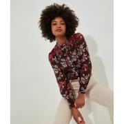 Blusa de flores con volantes