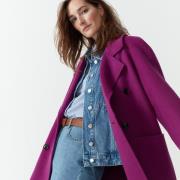 Abrigo oversize en mezcla de lana, Signature MARTIAL