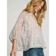 Blusa vaporosa estampada